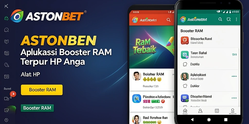 Antarmuka aplikasi ASTONBET yang sederhana dan efektif untuk optimasi RAM.