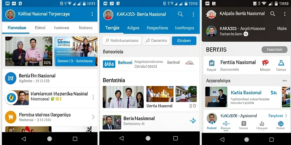 Tampilan antarmuka KAKA303 yang menarik dan informatif.
