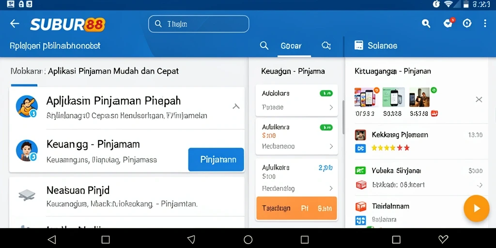Antarmuka pengguna SUBUR88 yang intuitif dan mudah digunakan.